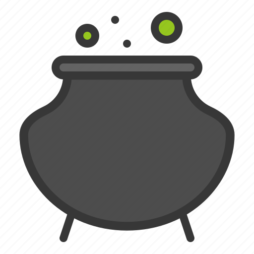 Cauldron, cook, halloween, horror, pot, scary, witch pot icon - Download on Iconfinder