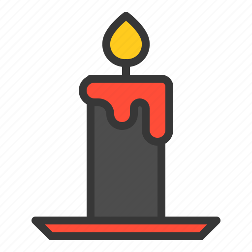Candle, energy, halloween, lamp, light, light source icon - Download on Iconfinder