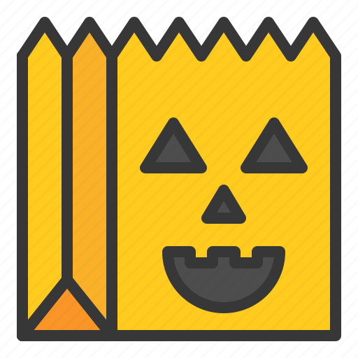 Bag, halloween, halloween bag, scary, shopping, trick or treat icon - Download on Iconfinder