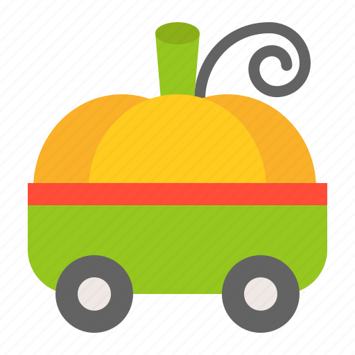 Carriage, halloween, legend, pumpkin, pumpkin carriage, transport, travel icon - Download on Iconfinder
