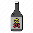 alcohol, bottle, drink, glass, halloween, poison