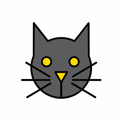 Animal, cat, evil, face, feline, halloween icon - Download on Iconfinder