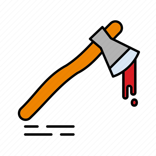 Axe, blood, halloween, weapon icon - Download on Iconfinder