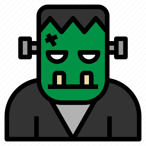 Evil, frankenstein, halloween, horror, monster, scary, spooky icon - Download on Iconfinder
