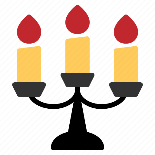 Candle, candles, decoration, festival, halloween, light, party icon - Download on Iconfinder