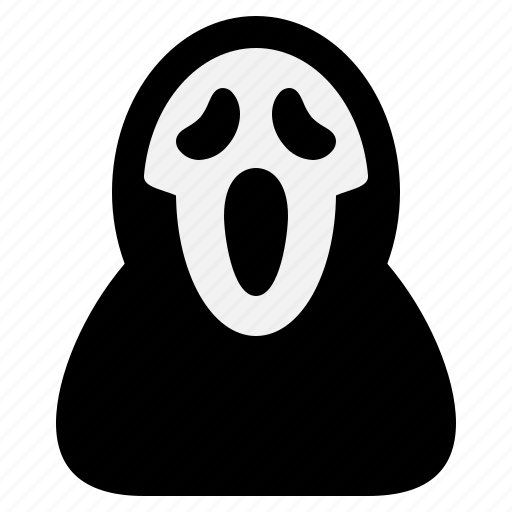 Dead, ghost, halloween, horror, mask, scream, spooky icon - Download on Iconfinder