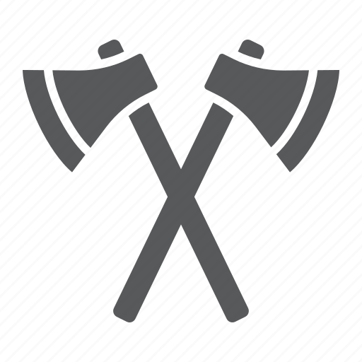Axe, axes, crossed, halloween, hatched, tool, weapon icon - Download on Iconfinder