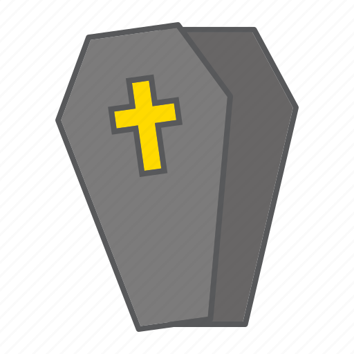 Casket, coffin, grave, halloween, horror, scary, vampire icon - Download on Iconfinder