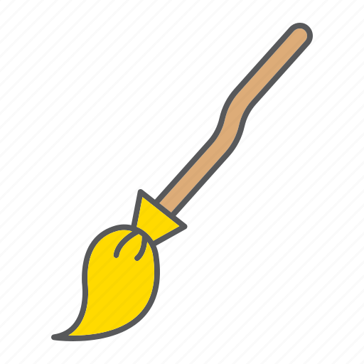 Broom, halloween, holiday, horror, sweep, witch icon - Download on Iconfinder