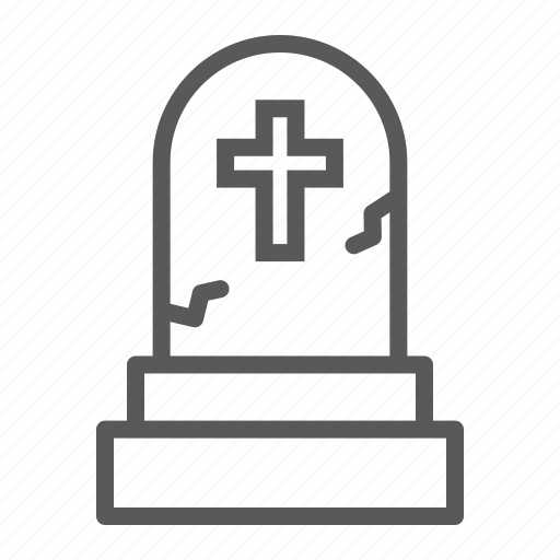 Cemetery, gravestone, halloween, horror, scary, tombstone icon - Download on Iconfinder