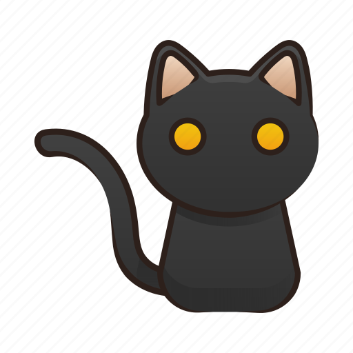 Black, cat, event, halloween, horror, night, scary icon - Download on Iconfinder