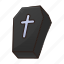 coffin, grave, graveyard, halloween, horror, night, scary 