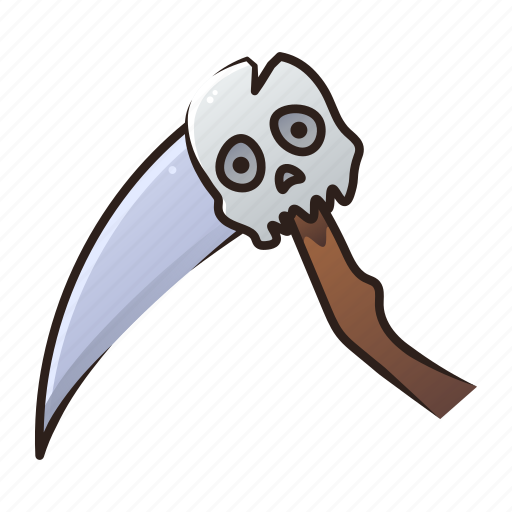 Costume, event, halloween, horror, night, scary, scythe icon - Download on Iconfinder