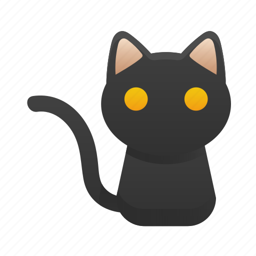 Black, cat, event, halloween, horror, night, scary icon - Download on Iconfinder