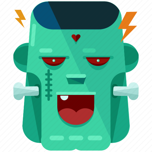 Frankenstein, halloween, lightening bolt, monster, nightmare, zombie icon - Download on Iconfinder