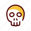 death, halloween, skull 
