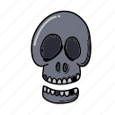 death, halloween, skeleton, skull
