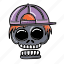 death, hat, skeleton, skull 