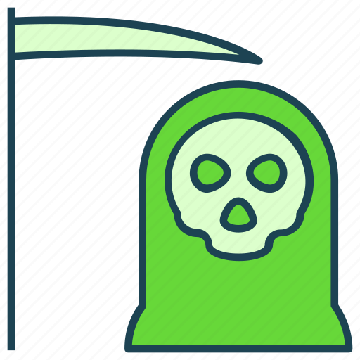 Ghost, halloween, horror, monster, scythe, spooky icon - Download on Iconfinder