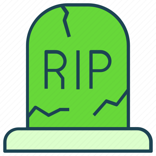 Death, grave, graveyard, halloween, rip, tombstone icon - Download on Iconfinder