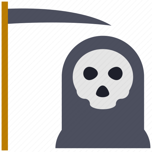 Ghost, halloween, horror, monster, scythe, spooky icon - Download on Iconfinder