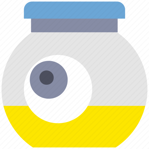 Eye, halloween, horror, jar, scary icon - Download on Iconfinder