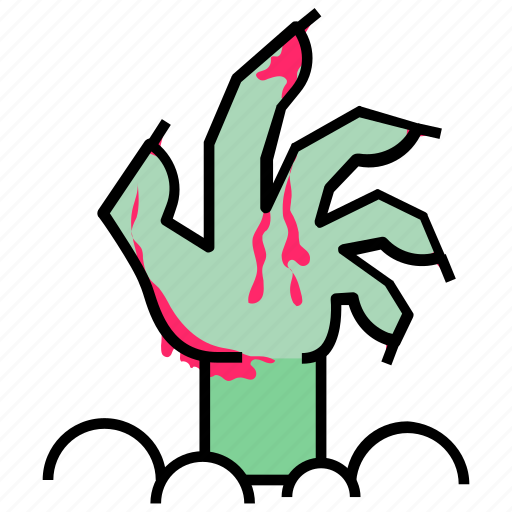 Halloween, hand, horror, monster, zombie icon - Download on Iconfinder