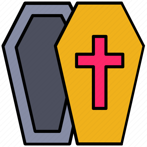 Ceremony, coffin, dead, death, halloween, tombstone icon - Download on Iconfinder