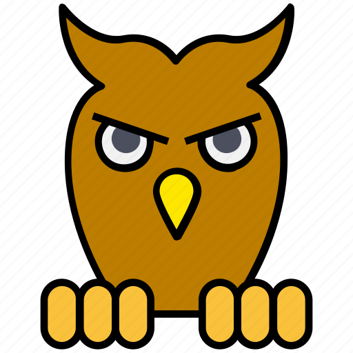 Bird, fly, halloween, horror, owl, scary icon - Download on Iconfinder