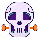 avatar, bone, decoration, halloween, skeleton, skull 