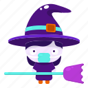 avatar, character, costume, halloween, magic, mask, witch 