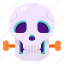 avatar, decoration, halloween, skull 