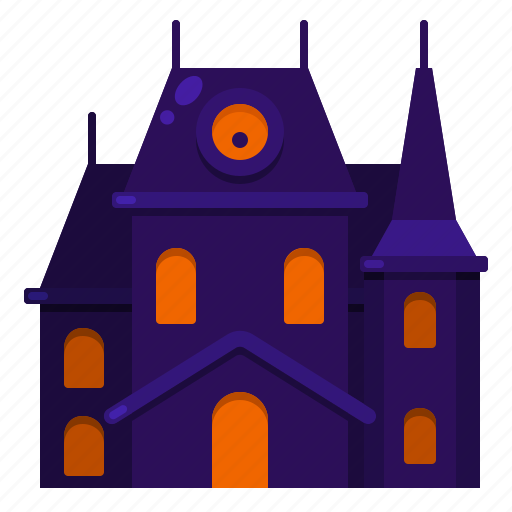 Building, haunted, helloween, house icon - Download on Iconfinder