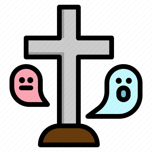 Gravestone, ritual, cross, cemetery, rip icon - Download on Iconfinder