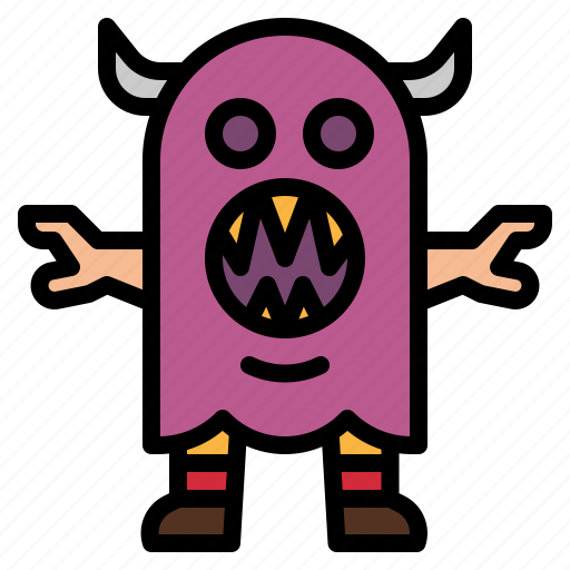 Spooky, alien, horror, fear, monster icon - Download on Iconfinder