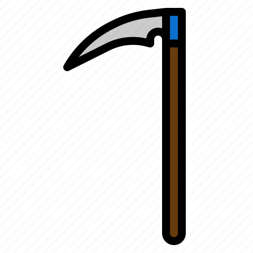 Spooky, terror, blade, scythe, weapon icon - Download on Iconfinder