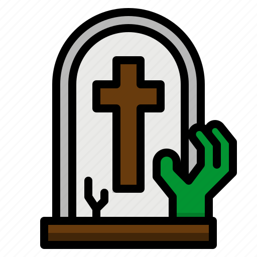 Gravestone, death, funeral, scream, tombstone icon - Download on Iconfinder