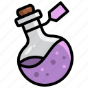 potion, bottle, alchemy, halloween