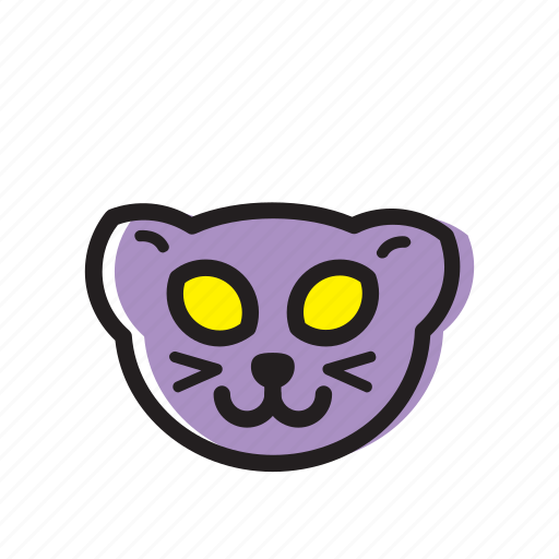 Cat, dark, festival, ghost, halloween, head, pumpkin icon - Download on Iconfinder
