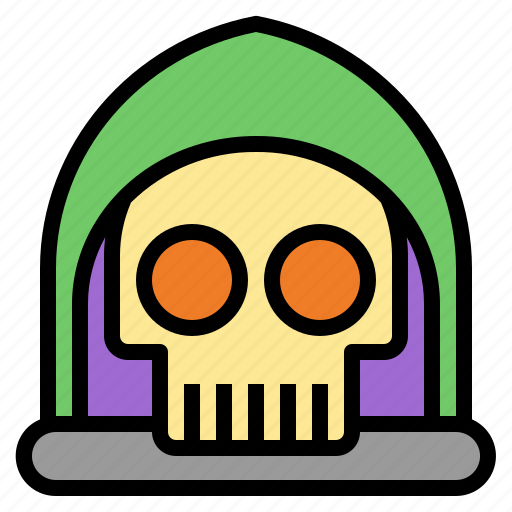 Grim reaper, ghost, halloween, skull, horror icon - Download on Iconfinder