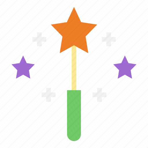Magic wand, wizard, magic, magician, fantasy icon - Download on Iconfinder