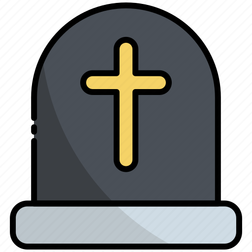 Tombstone, halloween, grave, rip, gravestone, graveyard, cemetery icon - Download on Iconfinder