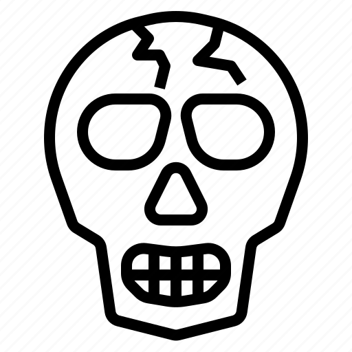 Skull, skeleton, halloween, death, bone, dead, anatomy icon - Download on Iconfinder