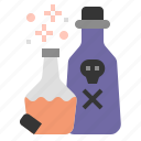 potion, poison, chemistry, witch, halloween, witchcraft, flask
