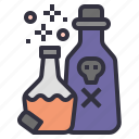 potion, poison, witch, halloween, witchcraft, flask, chemistry 