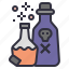 potion, poison, witch, halloween, witchcraft, flask, chemistry 