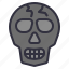 skull, skeleton, halloween, death, bone, anatomy, scary 