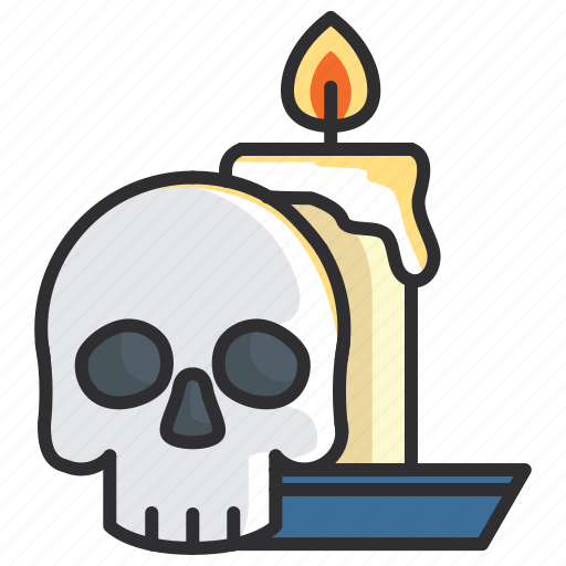 Halloween, xmas, skull, christmas, candle icon - Download on Iconfinder