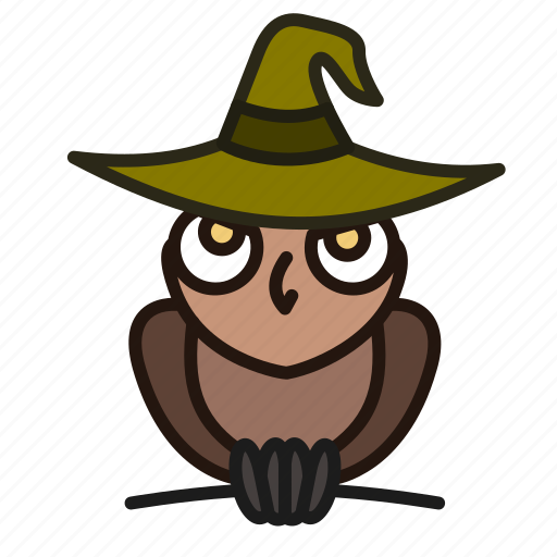 Halloween, hat, horror, owl, scary, spooky, cap icon - Download on Iconfinder