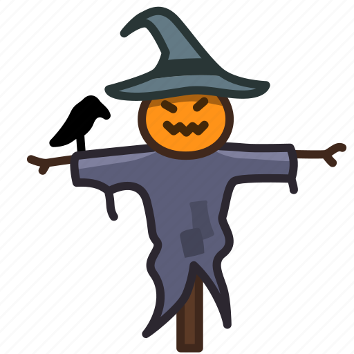 Creepy, halloween, horror, pumpkin, scarecrow, spooky icon - Download on Iconfinder